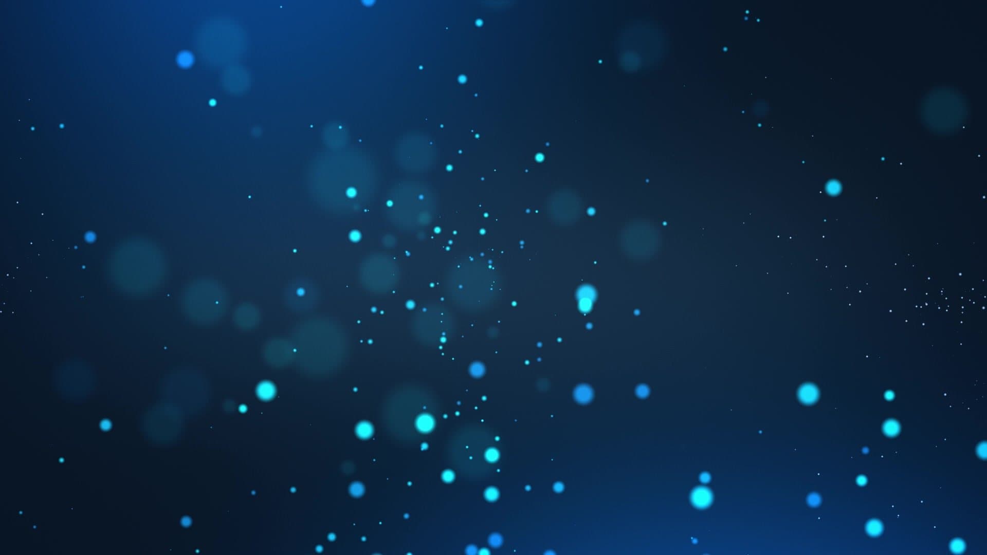 Blue bokeh background representing neural activity
